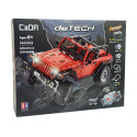 Klocki Konstrukcyjne Auto Terenowe Zdalnie Sterowane Czerwone CADA 1941 Elementów