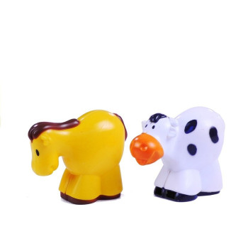 Traktor Przyczepa Zwierzątka Gra Świeci Odgłosy