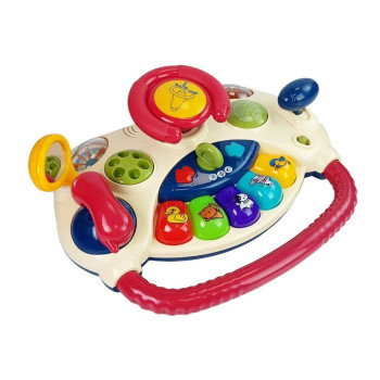 Interaktywna Kierownica dla dzieci Pianinko Odgłosy Zwierząt Telefon