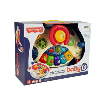 Interaktywna Kierownica dla dzieci Pianinko Odgłosy Zwierząt Telefon