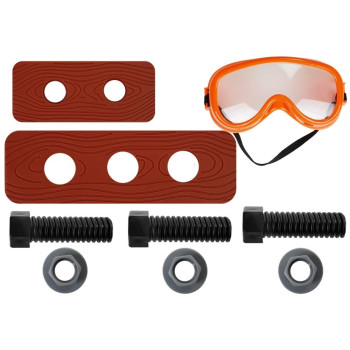 Zestaw Majsterkowicza Pas Narzędzia Wiertarka Śrubki Kleszcze Młotek