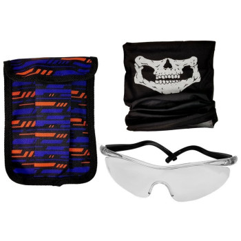 Strój Zestaw Komandosa Przebranie Kostium dla Dziecka Naboje Okulary Chusta Kamizelka