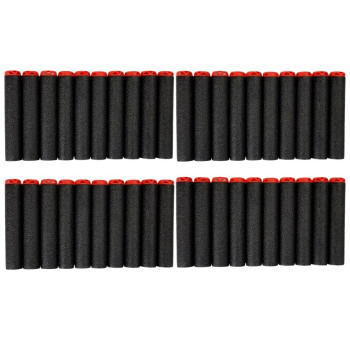 Duży Pistolet Karabin Na Piankowe Naboje 40 Sztuk Czerwono- Czarny Celownik