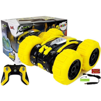 Amfibia Dwustronna Zdalnie Sterowana Żółta 1:24