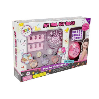 Zestaw Do Robienia Paznokci Suszarka Brokat