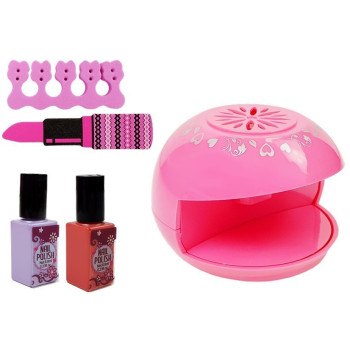 Zestaw Do Robienia Paznokci Lakier Suszarka Naklejki Różne Wzory