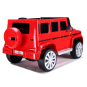 Samochód na akumulator Mercedes G500 czerwony