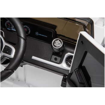 Samochód na akumulator Mercedes G500 biały