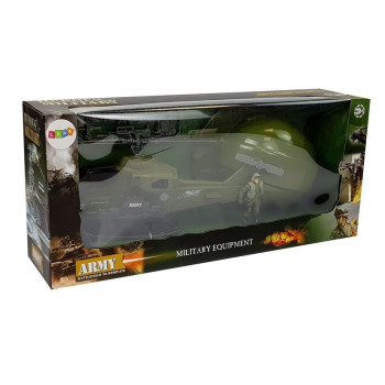 Zestaw Wojskowy Helikopter Hełm Żołnierz