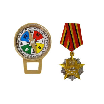 Zestaw Wojskowy z Akcesoriami Pistolet Nóż Lornetka Słuchawki Gwizdek Krótkofalówka Jasnozielony