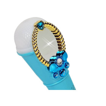 Magiczne Lustro Z Mikrofonem Niebieskie USB Światła