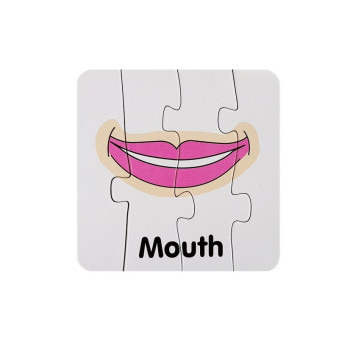 Puzzle Edukacyjne Układanka Części Ciała 10 Połączeń  Angielski