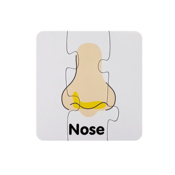 Puzzle Edukacyjne Układanka Części Ciała 10 Połączeń  Angielski