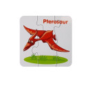 Puzzle Edukacyjne Dinozaury Angielski 10 Połączeń