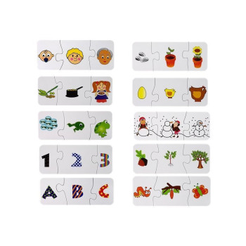 Puzzle Edukacyjne Układanka Nauka 10 Połączeń