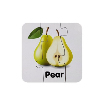 Puzzle Edukacyjne Układanka Owoce 10 Połączeń