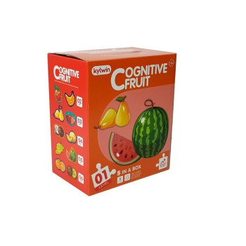 Puzzle Edukacyjne Dla Niemowląt Owoce 5 Części 40 Elementów