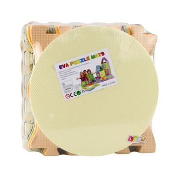 Miękkie Puzzle Mata Edukacyjna Pianka EVA Zwierzęta Brązowe 16 el.