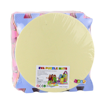 Miękkie Puzzle Mata Edukacyjna Pianka EVA Zwierzęta Pastelowe 16 el.