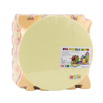 Miękkie Puzzle Mata Edukacyjna Pianka EVA Owoce Słodycze Pastelowe 16 el.