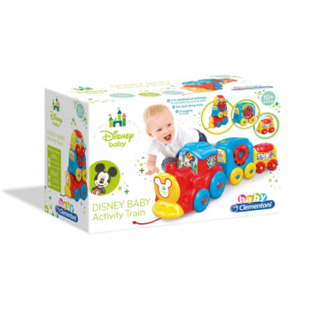 Zestaw Pociąg Lokomotywa Wagoniki Myszka Miki Baby Disney Clementoni 17168