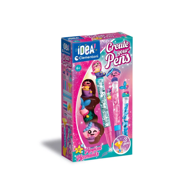 Idea Art Zestaw Mini Fabryka Długopisów Syrenki Clementoni 18159