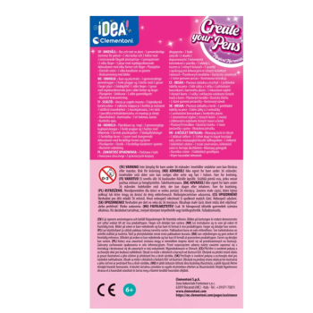 Idea Art Zestaw Mini Fabryka Długopisów Syrenki Clementoni 18159