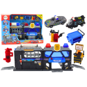 Zestaw Rozkładany Tor Garaż W Walizce Policja Światła I Dźwięki