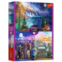 Puzzle - 2x500 - Wycieczka po Ameryce - Trefl 37500