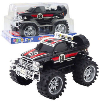 Samochód Terenowy Z Napędem Na Tył Duże Koła Czerwono-Czarny