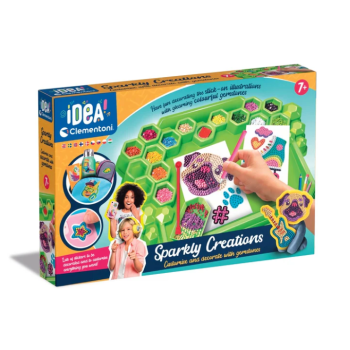 Idea Art Laboratorium Ozdób Kamyczki Modne Naklejki 3D Clementoni 18742