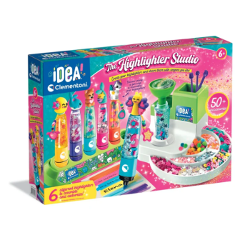 Idea Art Zestaw Fabryka Markerów Zakreślaczy 6 sztuk Clementoni 18127