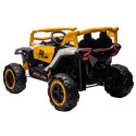 Pojazd na akumulator M1 Biało-Żółty 4x4