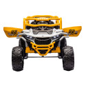 Pojazd na akumulator M1 Biało-Żółty 4x4