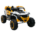 Pojazd na akumulator M3 Żółto-Biały 4x4