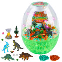 Zestaw Kreatywny Terrarium z Dinozaurami Lampka Nocna Sterowanie Głosem DIY
