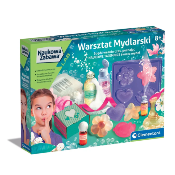 Naukowa Zabawa Zestaw Warsztat Mydlarski Język Polski Clementoni 50888