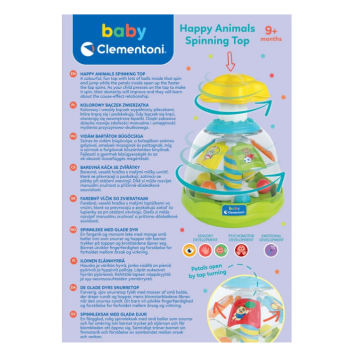 Kolorowy Bączek Zwierzątka Kuleczki Clementoni 17945