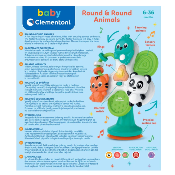 Wesoła Karuzela ze Zwierzątkami Język Polski Clementoni 17952