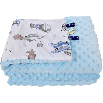 Kocyk 100x135 NIEBIESKIE...