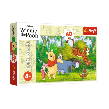 Puzzle - 60 - Smaczny miodek - Disney - Kubuś Puchatek - Trefl 17411