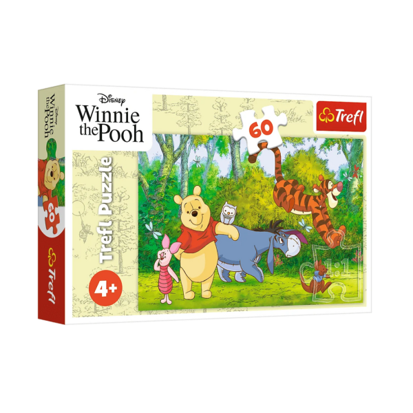 Puzzle - 60 - Smaczny miodek - Disney - Kubuś Puchatek - Trefl 17411