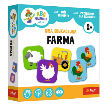 Gra edukacyjna Farma ABC Malucha Rodzina Treflików Trefl 02909