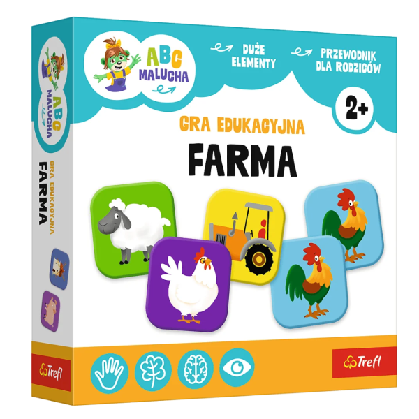 Gra edukacyjna Farma ABC Malucha Rodzina Treflików Trefl 02909