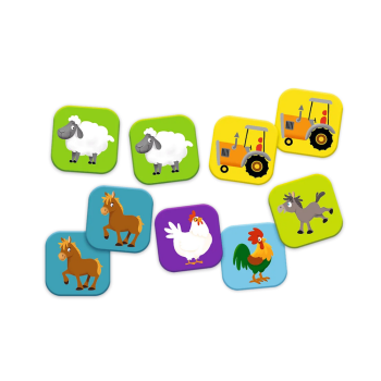 Gra edukacyjna Farma ABC Malucha Rodzina Treflików Trefl 02909