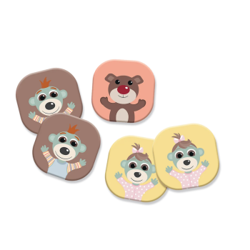 Gra dla dzieci Memos Bobaski i Miś Trefl 02891