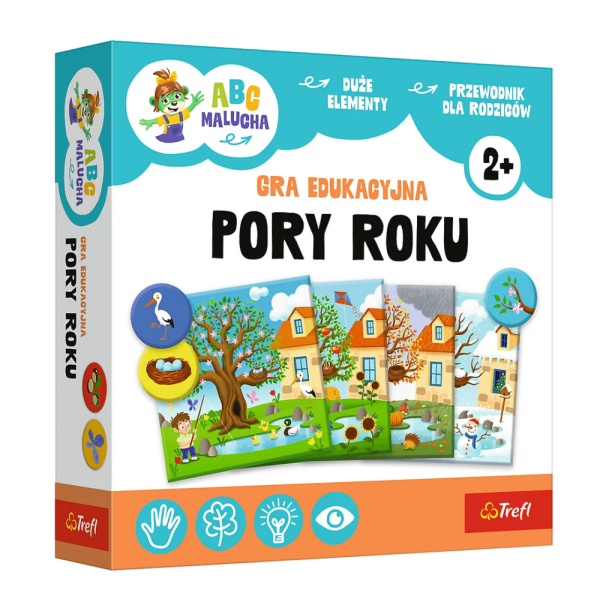 Gra edukacyjna Pory Roku ABC Malucha Rodzina Treflików Trefl 02906