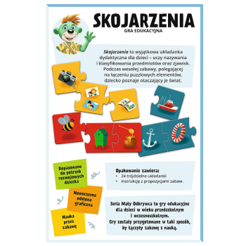 Gra edukacyjna Skojarzenia Mały Odkrywca Trefl 02808