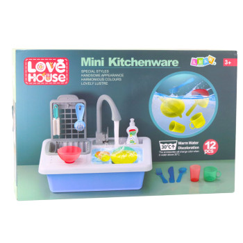 Elektryczny Zlewozmywak Z Obiegiem Wody Zmiana Koloru Pod Ciepłą Wodą 12el.