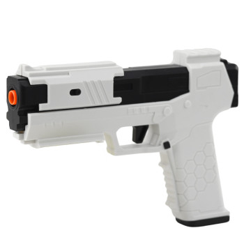 Pistolet Zabawkowy Naboje Piankowe Amunicja Łuski Biały